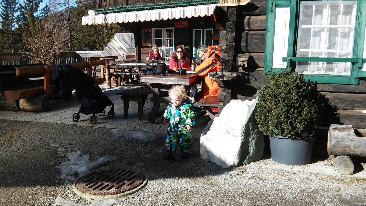 Ferienwohnung Im Haus Edelweiss Treffen Exterior foto